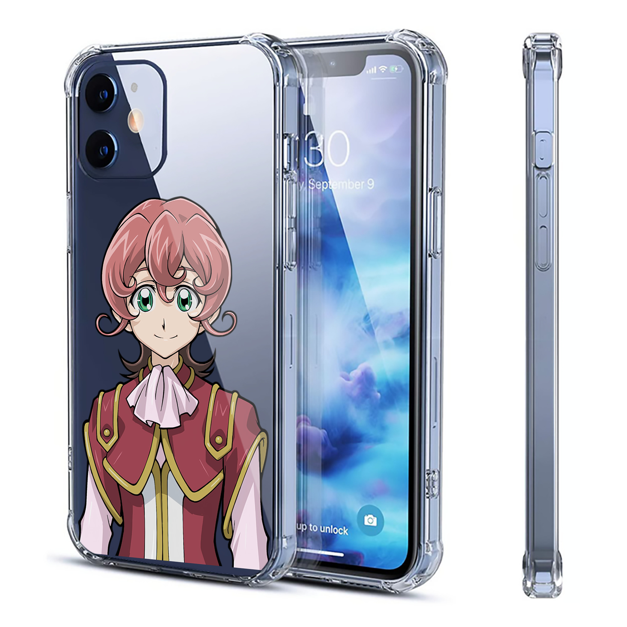 （画像用） 遊☆戯☆王 Yu-Gi-Oh! 【iPhone 12シリーズ対応】透明スマホケース（クリアソフトケース）
